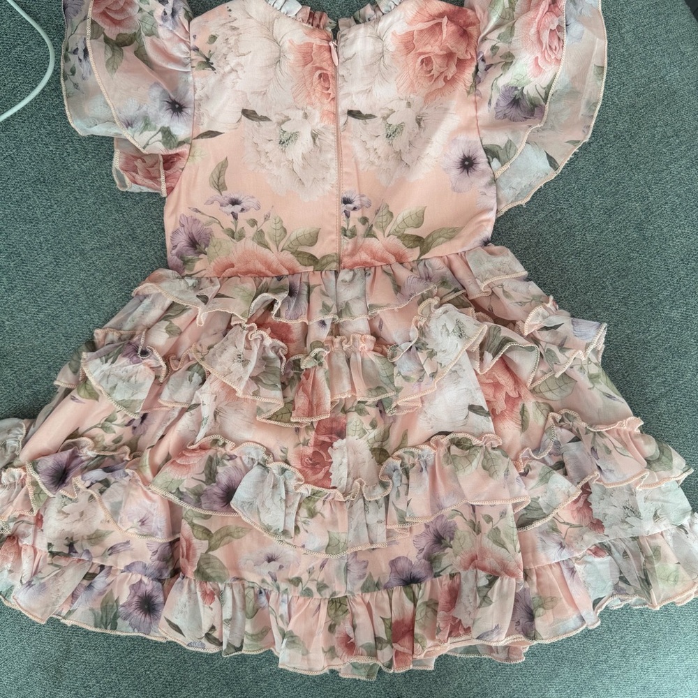 Ivy City Co Toddler Tiered Floral Dress 12-18 M - Picture 3 of 7